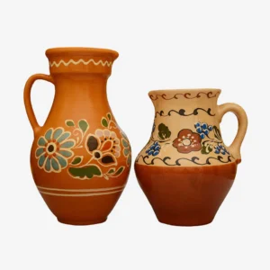 Painted Clay Jug